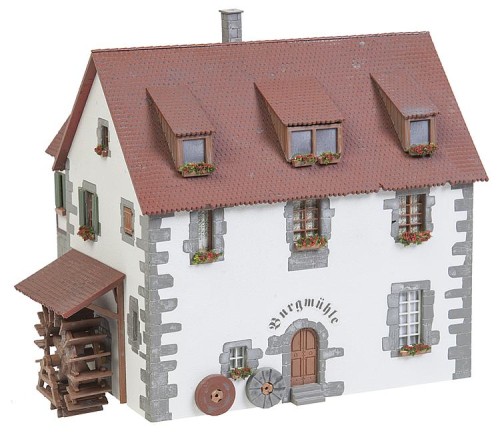  Zamkowy młyn wodny, skala H0, Faller 130189